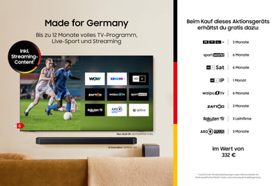 Samsung Crystal UHD 4K DU9079 Fernseher 98 Zoll (249 cm), AI TV mit Gaming-Hub, Motion Xcelerator 120 Hz, Tizen OS, Smart TV, Alexa, Knox Security, 3D Surround Sound & Q-Symphony, KI TV