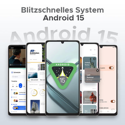 DOOGEE Note 58 Pro Android 15 Smartphone Ohne Vertrag 32GB+256GB Octa Core 6.75" HD+ 90Hz Handy Ohne Vertrag 6250mAh Handy Günstig 16MP+8MP Simlockfreie Handys Dual SIM 4G/ GPS/NFC/Fingerabdruck