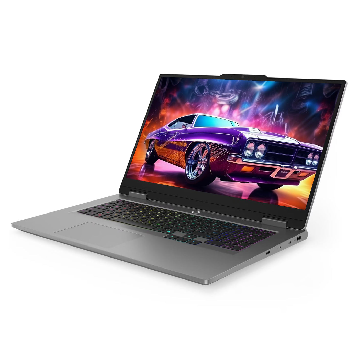 Lenovo LOQ Gaming AI Laptop, Intel Core i7-14700HX, 32 GB DDR5 RAM, 2 TB PCIe SSD, 17.3" Full HD Display, Nvidia GeForce RTX 5070, 24-Zone RGB Backlit QWERTZ Tastatur, Windows 11 Home, Luna Grey