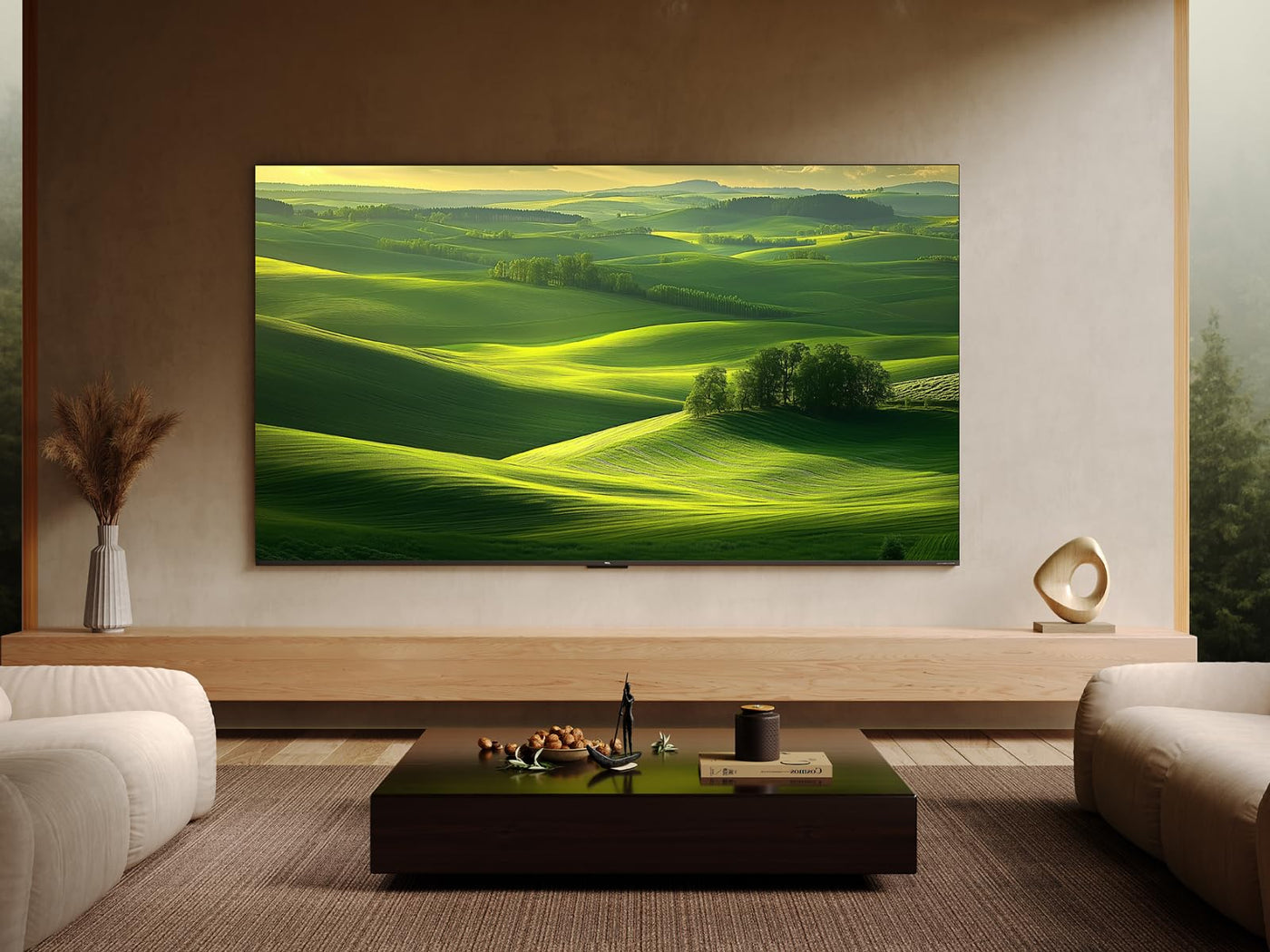 TCL 50Q7C 50 Zoll QD-Mini LED Fernseher, 4K HDR Premium 2000, Smart TV unterstützt durch Google TV (Dolby Vision IQ & Atmos, HVA-Panel, 144Hz Motion Clarity Pro, Freihändige Sprachsteuerung)