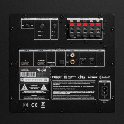 Teufel CONSONO 35 Concept Power Edition - 5.1 Surround Soundsystem, Komplettsystem Heimkino mit integriertem AV-Receiver, Bluetooth, Dolby Audio, USB-C-Soundkartenfunktion, HDMI ARC CEC - weiß