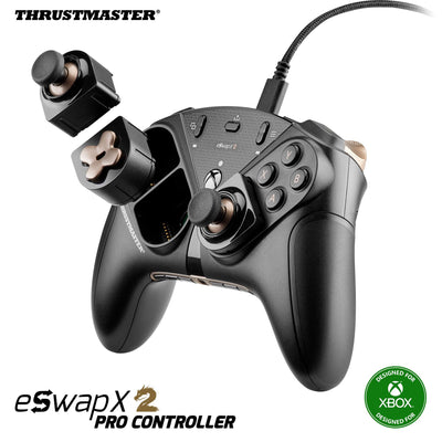 Thrustmaster ESWAP X2, Modulares Gamepad für Xbox Series X|S und PC, Reaktionsschnelle Mechanische Tasten, Präzise Ministicks, D-Pad, Profi Fighting Controller