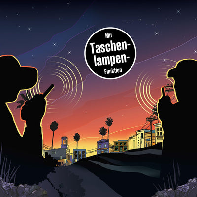 Die drei ??? Walkie Talkies von KOSMOS, Funkgeräte-Set für Kinder ab 6 Jahre, mit Lampen-Funktion, Detektiv-Spielzeug, Spion-Ausstattung, Rollenspiel, White