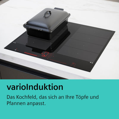Siemens EX975LXC1E iQ700 Induktionskochfeld, 91,2 cm breit, varioInduktion freie Platzwahl, power Move Plus voreingestellte Leistungsstufen, powerBoost schnelleres Kochen