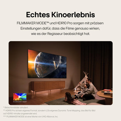 LG 65QNED86T6A TV 65" (165 cm) QNED Fernseher (α8 4K AI-Prozessor, webOS 24, HDR10, bis zu 120Hz) [Modelljahr 2024]