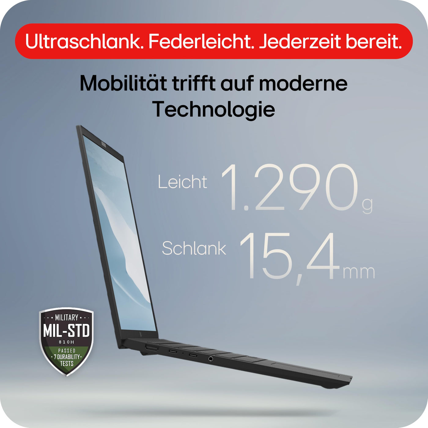 2025 LG gram Notebook 15 Zoll Laptop - AMD Ryzen AI 7 350 (16GB RAM, 512 GB Dual SSD, AMD Radeon 860M Graphics, Windows 11 Home, Bluetooth 5.3, Thunderbold 4) - Schwarz