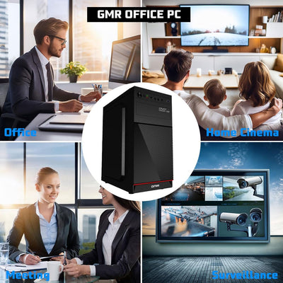 Intel Core i7 Multimedia PC Komplett - Schneller Computer für Büro & Home Office | 32GB RAM | 1000GB SSD | DVD+RW | USB3.0 | WLAN | Windows 11 Pro | WiFi 600 und Bluetooth 5