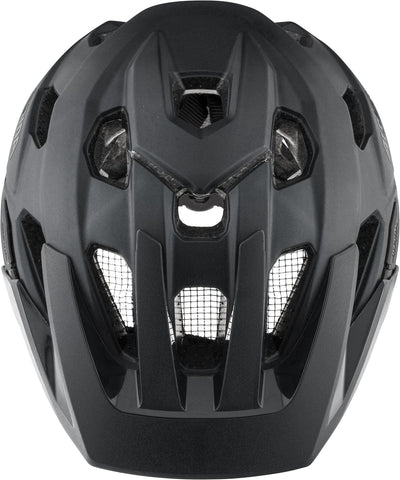 ALPINA ANZANA - Optimal Anpassbarer, Leichter & Sicherer Fahrradhelm Mit Fliegennetz & Nachrüstbarem LED Für Erwachsene, black matt, 52-57 cm