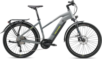HEPHA E-Bike Trekking 7 Performance, 90Nm Mittelmotor (Upgrade AUF 100NM), 708Wh abnehmbar Akku (bis zu 200Km), APP, 10-Gang, Federgabel 63mm, 27.5 Zoll, LTD(Lowstep, Dark Grey, L-49cm)