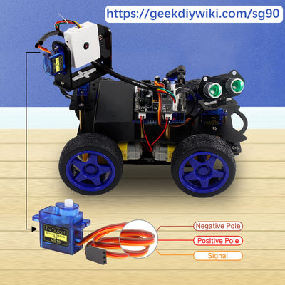 Miuzei 9G Micro Servo Motor für RC Robot Arm/Hand/Gehen Hubschrauber Boot Flugzeug Helikopter Auto Fahrzeugmodelle Steuerung mit Kabel, Mini Modellbau für Arduino (10 *Blau)