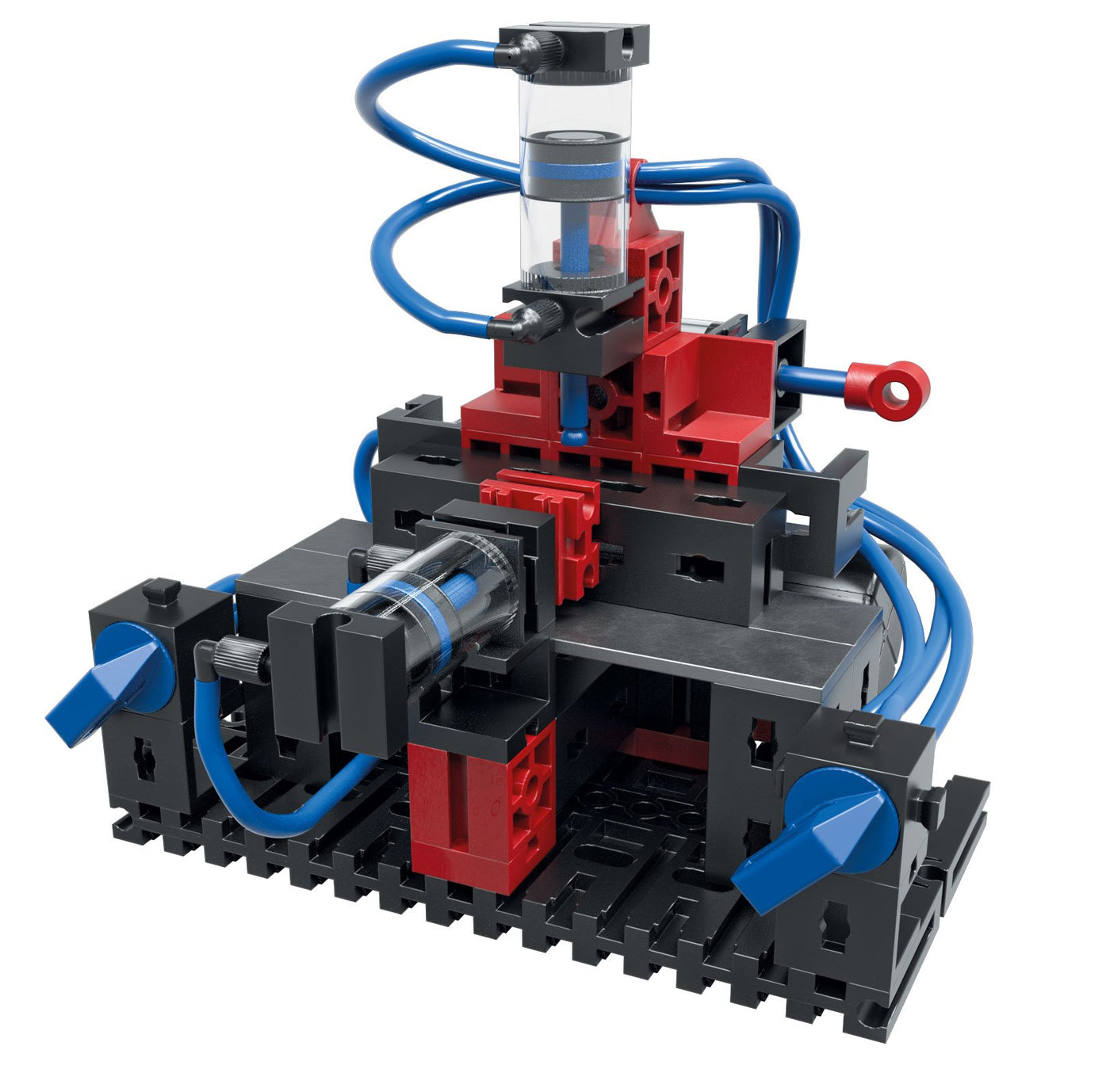 fischertechnik 533874 PROFI Pneumatic Power – Bausatz für Kinder ab 8 Jahren, pneumatisch betriebenes Spielzeug, Bagger und 4 weitere Modelle zum Zusammenbauen