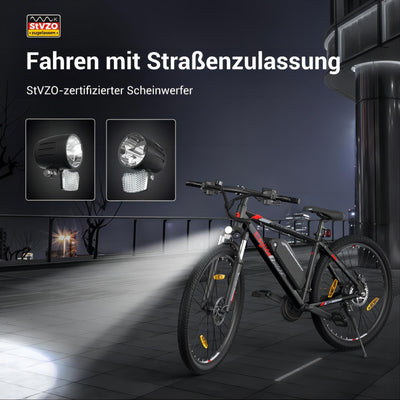 Eleglide E Bike Herren Damen mit 36V 15Ah Abnehmbarer Akku, 27,5/29 Zoll Offroad E Mountainbike, Elektrofahrrad Pedelec mit APP, 24 Gänge Schaltung, Reichweite bis zu 125 KM (MTB-2 29 Zoll)