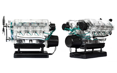Franzis 67114 große Technikbausatz V8-Motor: Baue den legendären V8-Motor nach und erlebe was hinter der Technik steckt!