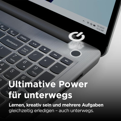 Lenovo IdeaPad 3 Laptop | 17.3" Full HD Display | AMD Ryzen 5 5625U | 8GB RAM | 512GB SSD | AMD Radeon Grafik | Windows 11 | QWERTZ | Artic Grau | 3 Monate Premium Care