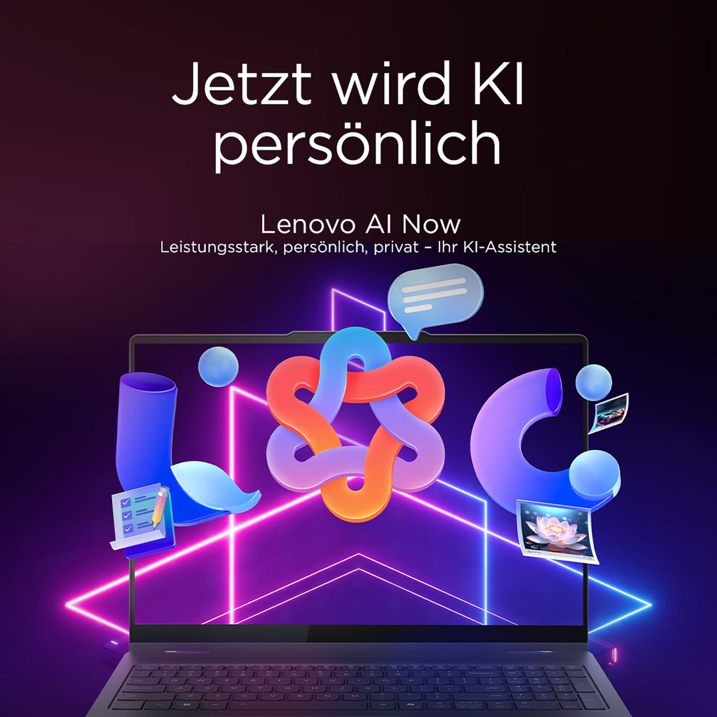 Lenovo Yoga 7i 2-in-1 Laptop | Copilot+ PC | 16" 2.8K WUXGA OLED | Intel Core Ultra 7 | 32GB RAM | 1TB SSD | Intel Arc Grafik | Win11 | QWERTZ | inkl. Yoga Pen | 3 Jahre Garantie Exklusiv bei Amazon