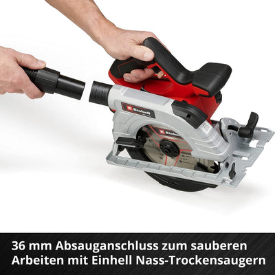 Einhell Professional Akku-Handkreissäge TP-CS 18/190 Li BL-Solo Power X-Change (18 V, Ø190 mm Sägeblatt, Brushless, 65 mm Schnitttiefe, werkzeuglose Einstellung, ohne Akku)