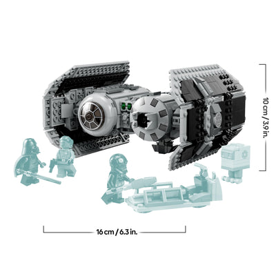 LEGO 75347 Star Wars TIE Bombe Spielzeug mit Darth Vader Minifigur mit Lichtschwert und Gonk-Droide, Starfighter Modell - Geschenk für Jungen und Mädchen ab 9 Jahren
