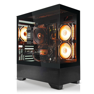 SYSTEMTREFF High-End Gaming PC AMD Ryzen 7 5700X3D 8x4.1GHz | Nvidia GeForce RTX 4070 Super 12GB DX12 | 1TB M.2 NVMe | 32GB DDR4 RAM | WLAN Desktop Computer Rechner für Gamer, Zocker & Streamer