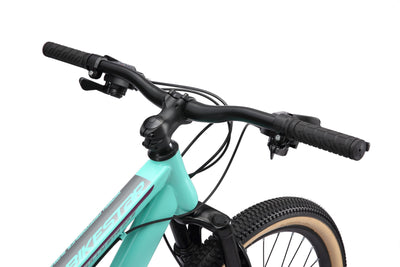 BIKESTAR Fully Mountainbike Shimano 21 Gang Schaltung, Scheibenbremse 27.5 Zoll Reifen | 17 Zoll Rahmen MTB Vollgefedert | Mint