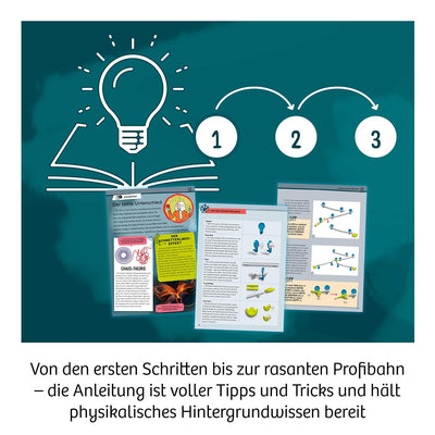 Kosmos 620950 Gecko Run, Starter Set, Erweiterbare Kugelbahn für Kinder, Vertikale Kugelbahn, Murmelbahn, Lernspielzeug und Konstruktionsspielzeug ab 8 Jahren