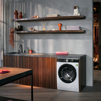 AEG LR8E80690 / WiFi / UniversalDose Schublade / 9.0 kg / Leise / Nachlegefunktion / Kindersicherung / Wasserstopp / 1600 U/min