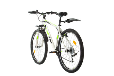 Multibrand Probike PRO 27.5 Zoll Fahrrad Mountainbike 21 Gang, Herren, Damen, Jungen geeignet ab 170-185 cm (Weiß Grün)
