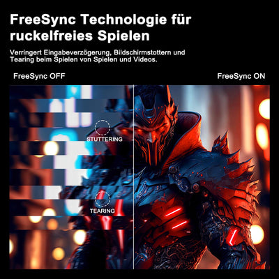 Minifire Gaming Monitor 27",180 Hz, WQHD, Nano IPS, OD 1ms, HDR, 120% sRGB, AMD FreeSync+,Motion Blur Reduction Technologie, VESA(100 x 100 mm) - Schwarz MFG27F4Q