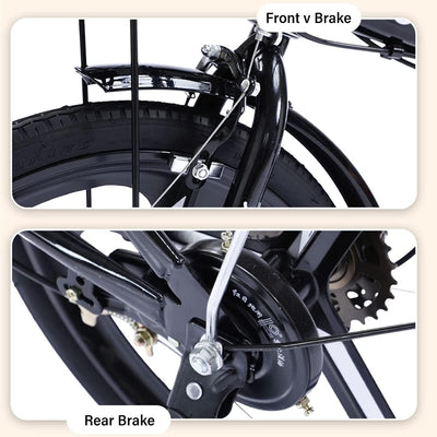 Faltrad 16/20/22 Zoll Mountainbike, Bequem Und Leicht, Faltbares Fahrrad Mit Hohem Kohlenstoffstahlrahmen, Tragbares Fahrrad Für Männer, Frauen Und Teenager