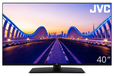 JVC 40 Zoll Fernseher LT-40VF4455 Full HD Fernseher mit 102 cm Bildschirmdiagonale und integriertem Triple-Tuner, LED TV schwarz