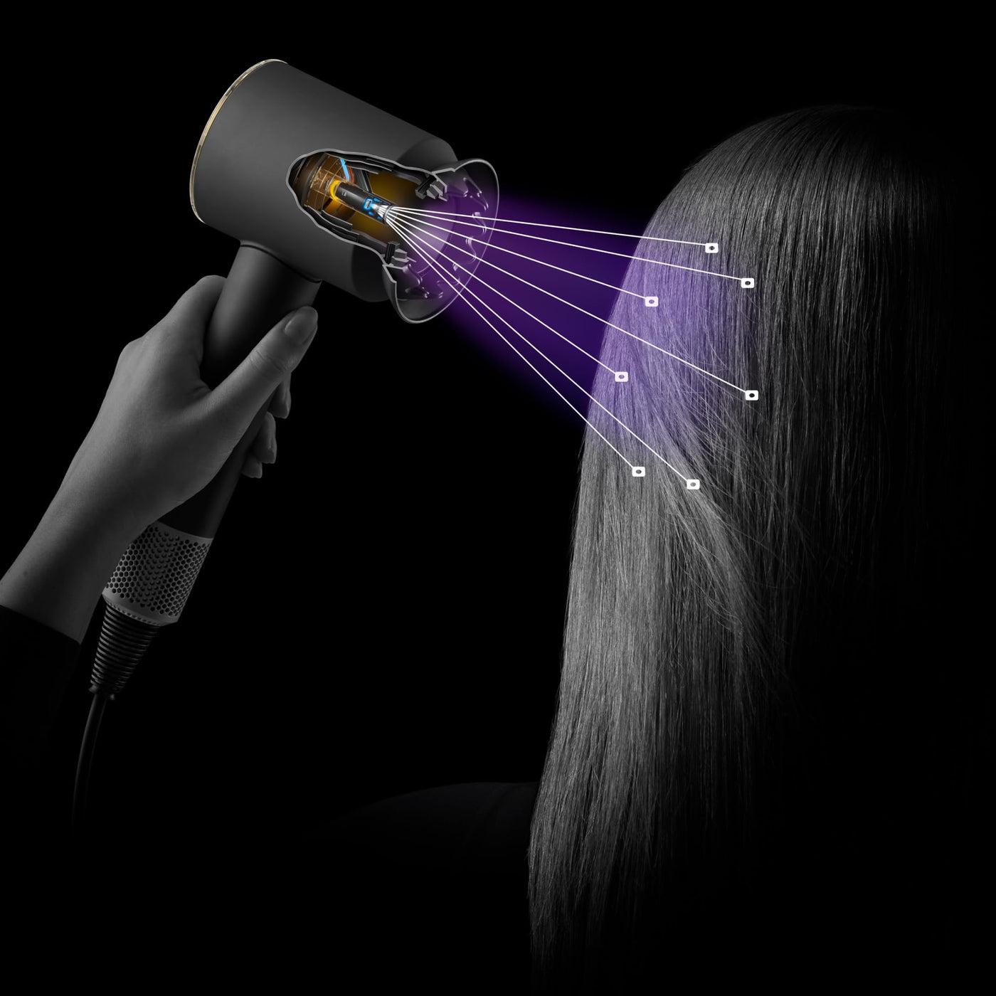 Dyson Supersonic Nural™ Haartrockner (Jasper Plum)