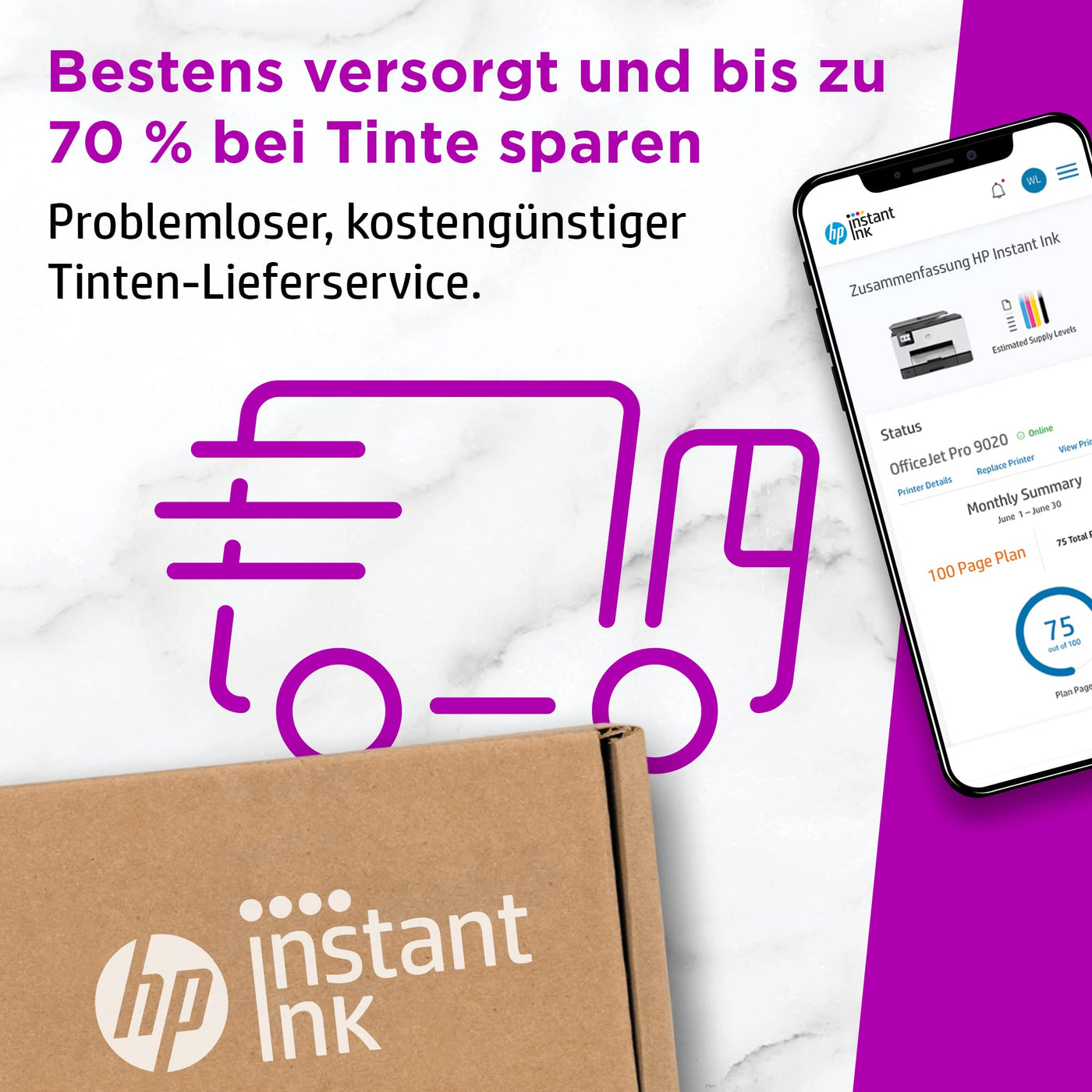 HP 303 (T6N02AE) Original Druckerpatrone Schwarz für HP ENVY 6200, 7100, 7134, 7220e, 7221e, 7224e, 7800, 7900e HP Tango Printer , (1er Pack)
