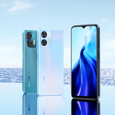 OUKITEL C36 (2023) Handy Ohne Vertrag, 12GB+128GB/1TB erweiterbar, 5150mAh 6.56" HD+ Display Android 13 günstig Smartphone 4G, Octa Core Prozessor, 13MP Panorama Kamera,Dual SIM 3 Steckplatz, Wi-Fi