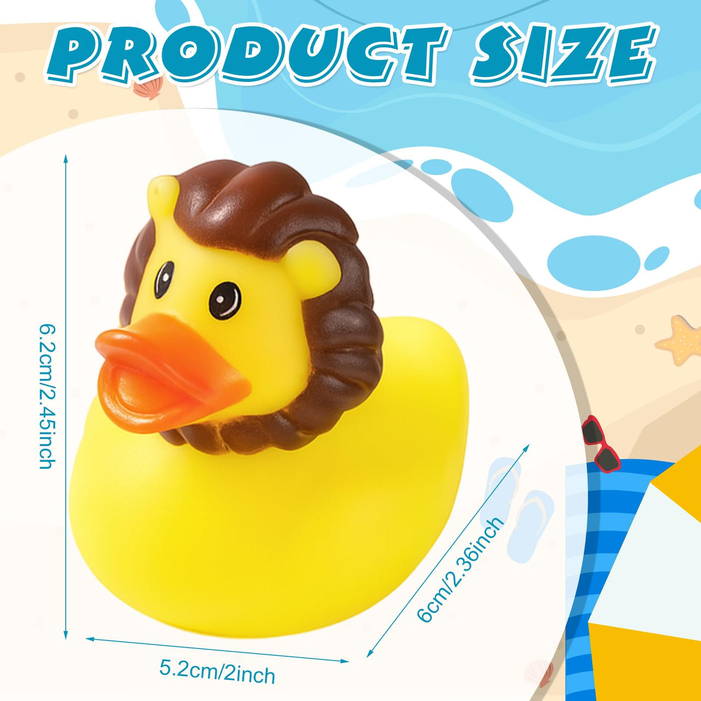 30 Stück Gummi Badeenten, Quietscheente Rubber Duck Badewannen Dekoration Gummi Enten Lustig für Schwimmbäder und Badewannen