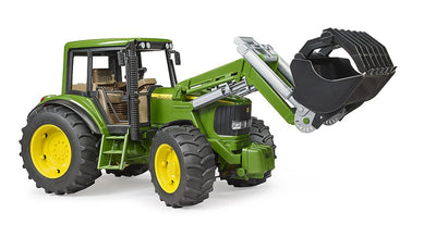 bruder 02052 - John Deere 6920 mit Frontlader - 1:16 Fahrzeug, Traktor, Trecker, Schlepper, Bulldog, Bauernhof, Landwirtschaft, Feldarbeit, Maschine, bworld, Spielzeug