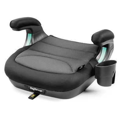 Peg Perego Viaggio Shuttle Autositz, Auto-Sitzerhöhung mit ISOFIX für Kinder von 125 bis 150 cm (6-12 Jahre), 22-36 kg, Crystal Black