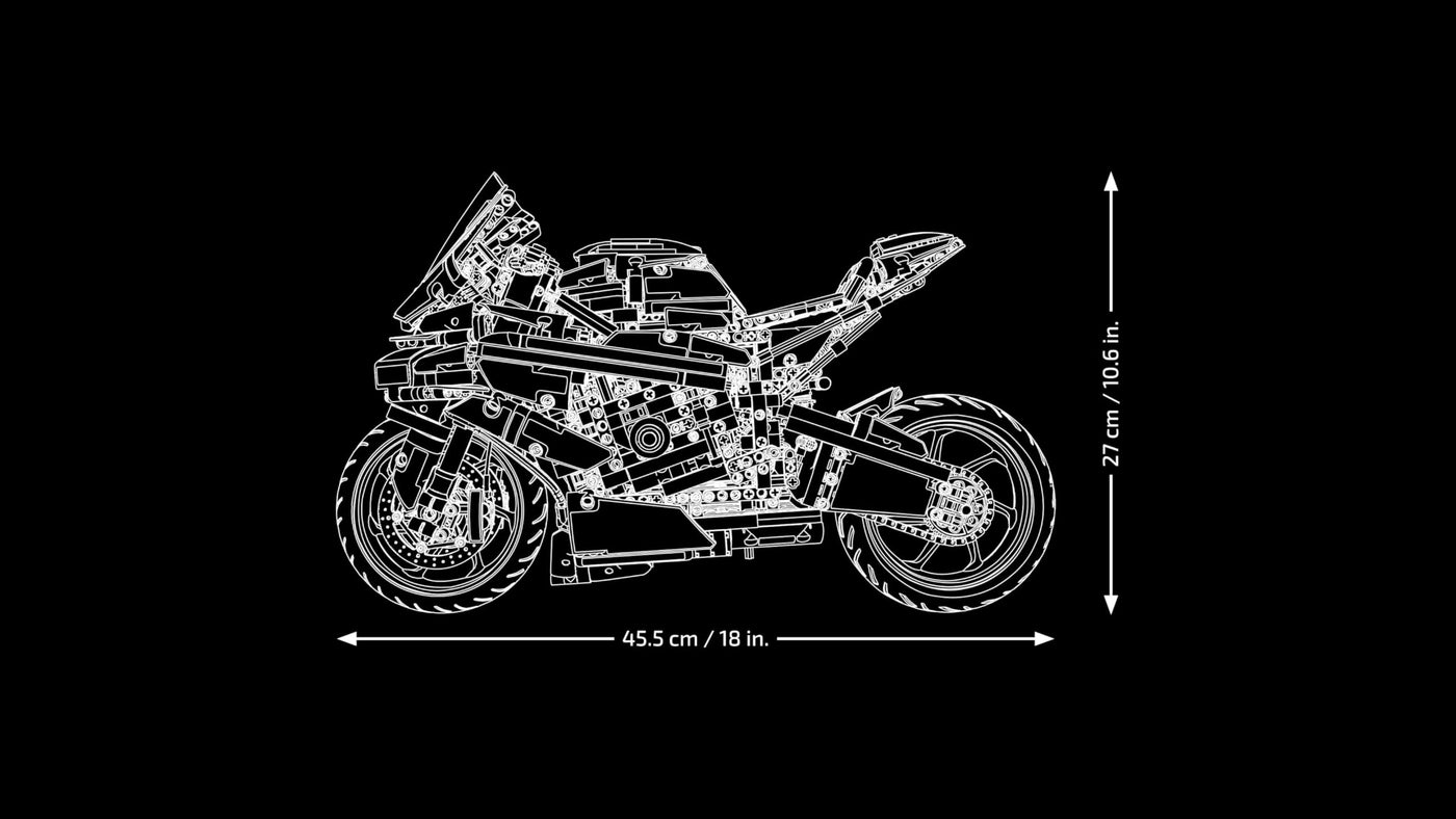 LEGO Technic BMW M 1000 RR Motorrad-Modell, Modellbausatz für Erwachsene, Set als Geschenk zum Basteln für Männer und Frauen, als Home- oder Büro-Deko 42130