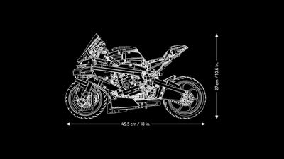 LEGO Technic BMW M 1000 RR Motorrad-Modell, Modellbausatz für Erwachsene, Set als Geschenk zum Basteln für Männer und Frauen, als Home- oder Büro-Deko 42130
