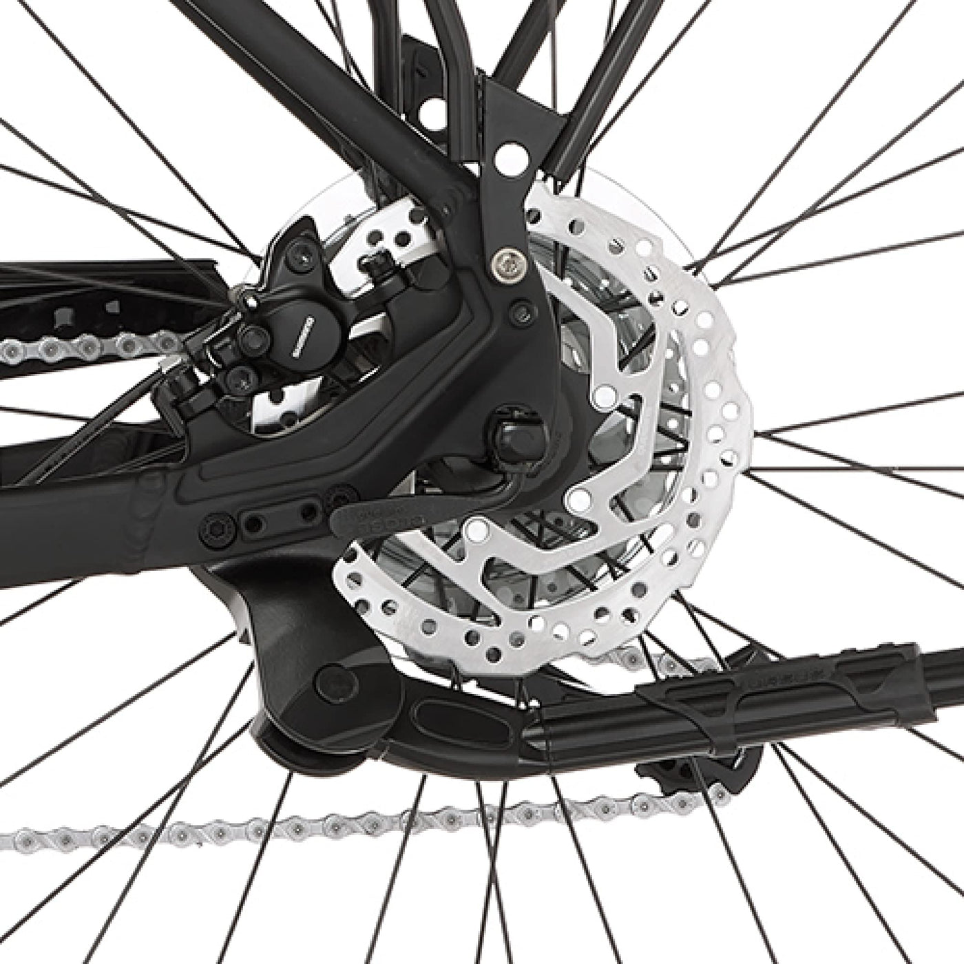 FISCHER E-Bike Trekking VIATOR 4.2i, Elektrofahrrad für Damen und Herren, RH 50 cm, Mittelmotor 80 Nm, 36 V Akku, schwarz matt