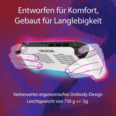 Lenovo Legion Go S Gaming Konsole | 8" WUXGA Display | AMD Ryzen Z2 Go | 32GB RAM | 1TB SSD | AMD Radeon Grafik | Win11 | weiß | inkl. 3 Monate Xbox Game Pass Ultimate