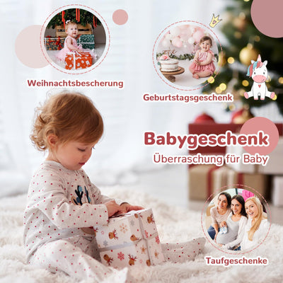 5 in 1 Baby Spielzeug 6 Monate, Montessori Spielzeug Baby, Motorikspielzeug, Stapelspielzeug Blöcken, Sensorik Spielzeug, Babyspielzeug ab 6 9 12 Monate Lernspielzeug Geschenk 1 Jahr Mädchen Junge