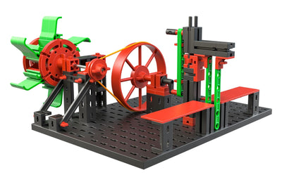 fischertechnik 559879 PROFI Green Energy – Bausatz für Kinder ab 9 Jahren, Experimentierkasten für Solar, Windkraft und Wasserkraft, inkl. Solarmodulen & Solarmotor