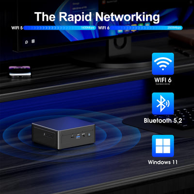 Intel NUC 11 Panther Canyon Mini-PC, Intel Core i7-1165G7 Prozessor, 32GB RAM und 1TB SSD Mini-Computer, Win 11 PRO, LAN 1000M/WiFi 6/BT5.2, Business-Computer für Büro/Schule/Zuhause (NUC11PAHi7)