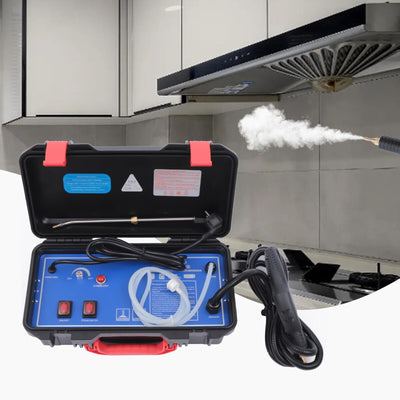 vinnyooc Dampfreiniger 220V 3000W Mehrzweck Power Dampfer Dampfreiniger Handgerät Tragbar Hochtemperatur Dampf-Temperatur 100-120℃ Dampfdruck 2-3.5bar für Badezimmern Autos Sofas