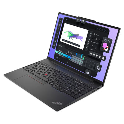 Lenovo ThinkPad E16 Gen 2 Laptop, Intel Core Ultra 5-125U, 64 GB DDR5 RAM, 4 TB PCIe SSD, 16" WUXGA Display, Intel Arc Graphics, QWERTZ Tastatur, Windows 11 Pro, Black