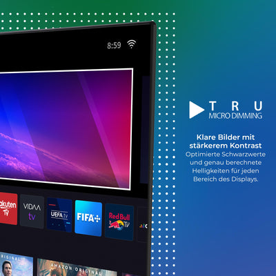 Toshiba 43LV3E63DAZ 43 Zoll Fernseher/VIDAA Smart TV (Full HD, HDR, Triple-Tuner, Bluetooth, Dolby Audio)