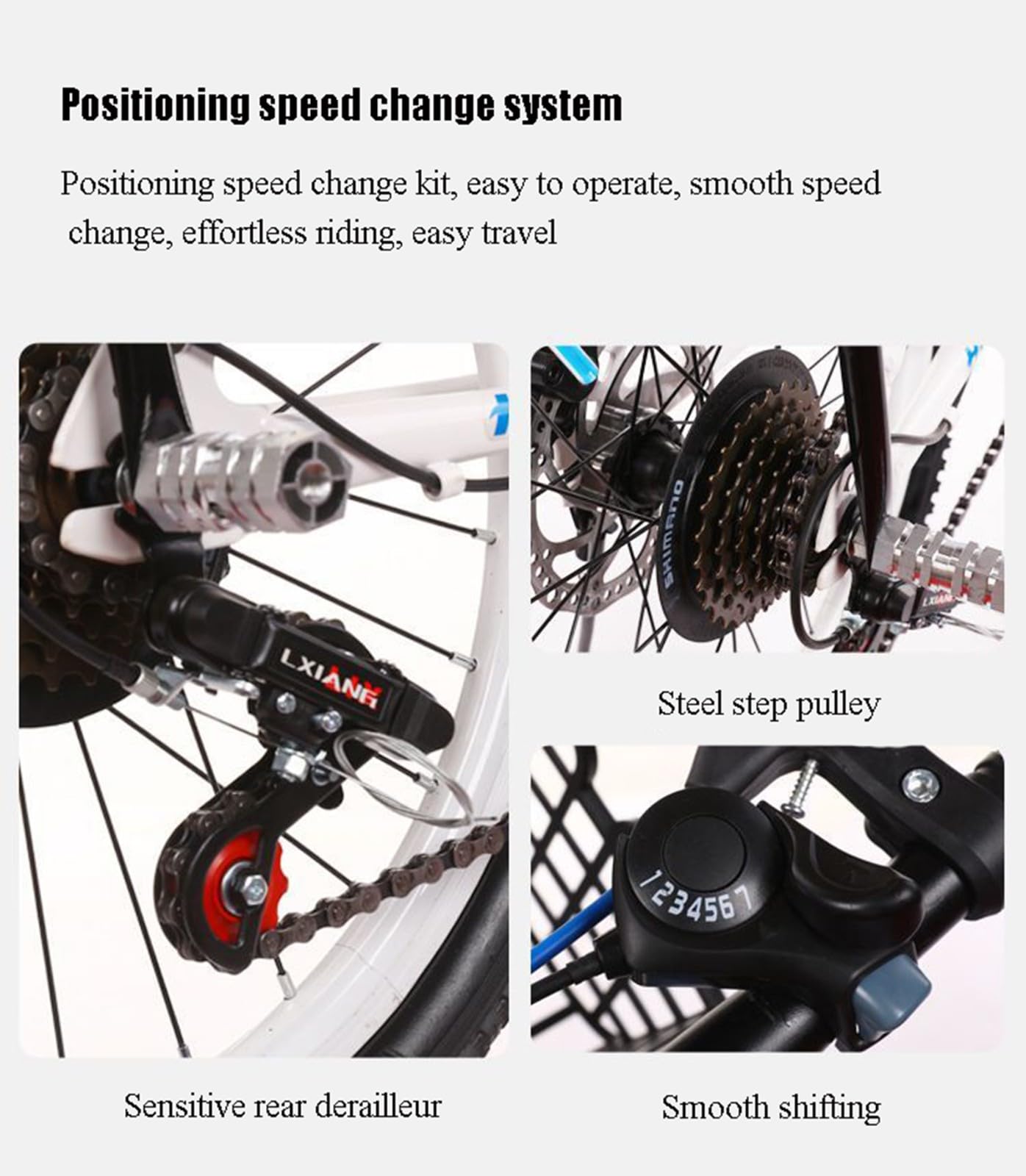 Wmmner Mountainbike 26 Zoll Scheibenbremse Single Speed Stoßdämpfung Kinder Jungen Mädchen Studentenfahrrad Mountainbike Für Erwachsene/D/22 Zoll