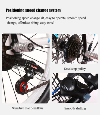 Wmmner Mountainbike 26 Zoll Scheibenbremse Single Speed Stoßdämpfung Kinder Jungen Mädchen Studentenfahrrad Mountainbike Für Erwachsene/B/22 Zoll