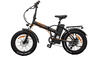 Italia Power - Off Grid Unisex Adulto, E-Bike Branch, Elektrofahrrad Fat, Erwachsene, Schwarz Bicicletta elettrica pieghevole, M