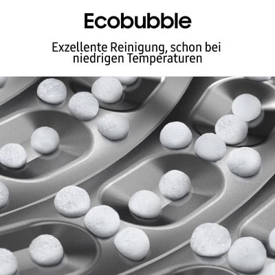 Samsung WW91T4048CE/EG Waschmaschine, 9 kg, 1400 U/min, Ecobubble, Hygiene-Dampfprogramm, FleckenIntensiv-Funktion, Digital Inverter Motor, Weiß
