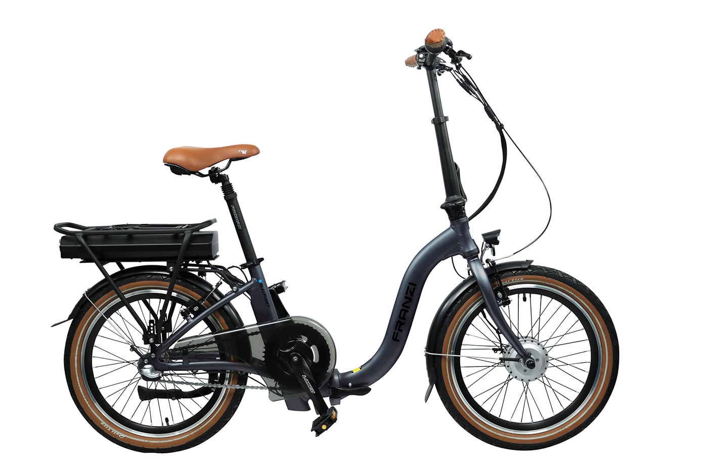 Blaupunkt Franzi Falt-E-Bike, Tiefeinsteiger, Frontantrieb, Rücktrittbremse